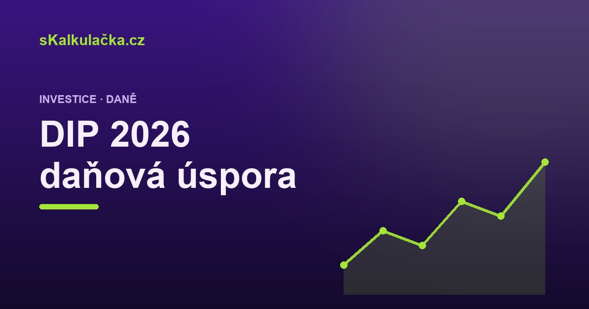 DIP 2026: dlouhodobý investiční produkt, daňová úspora a srovnání poskytovatelů
