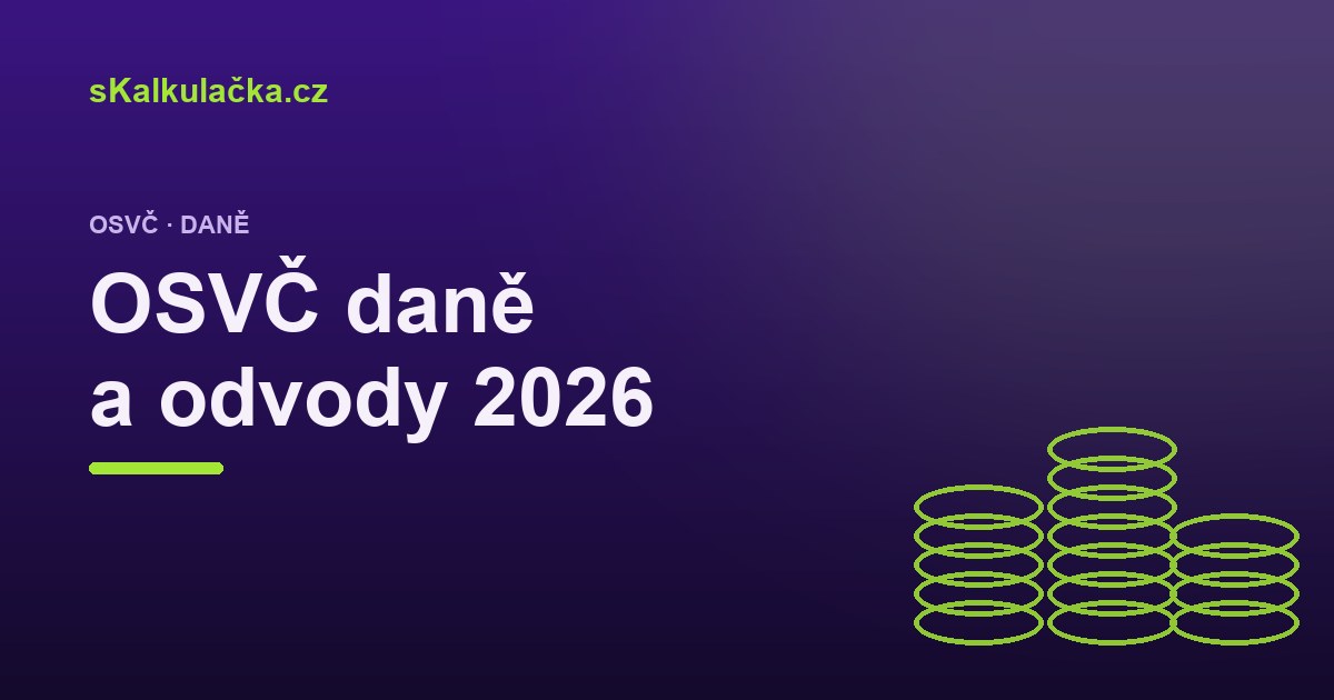 OSVČ daně a odvody 2026: paušální daň vs. skutečné výdaje