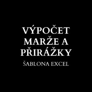 Výpočet marže a přirážky v Excelu (verze 1.0)